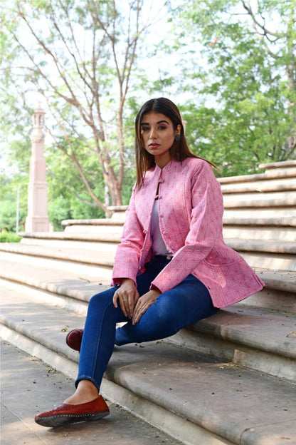 Women’s Quilted Jackets Cotton Chambray