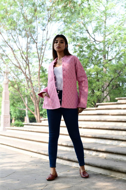 Women’s Quilted Jackets Cotton Chambray