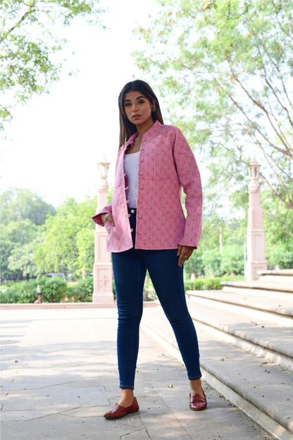 Women’s Quilted Jackets Cotton Chambray